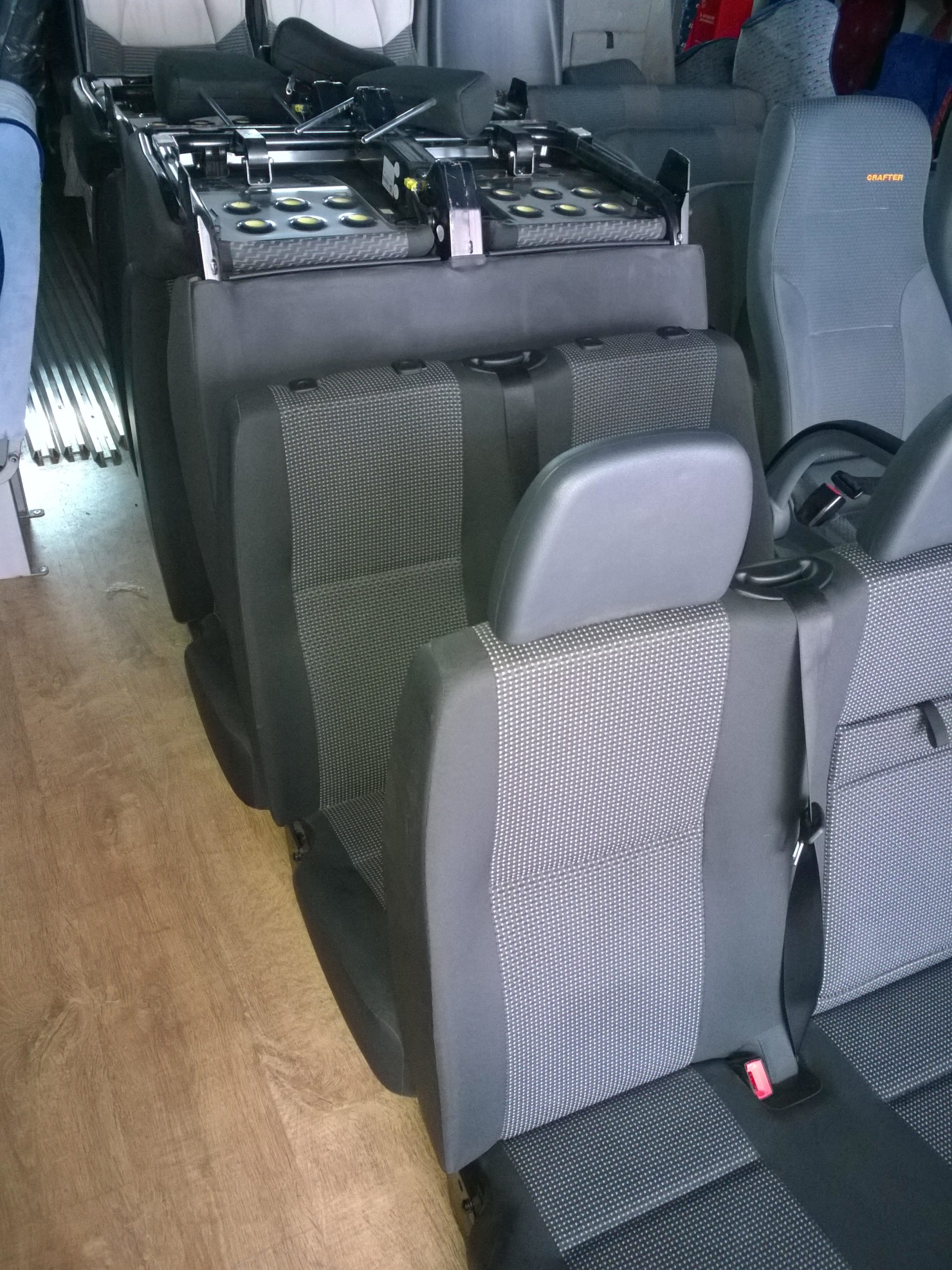 Sprinter, Crafter Orjinal Şoföryanı Çiftli Koltuk - Görsel 4